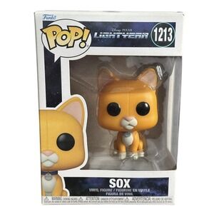Funko Pop! Disney Pixar Lightyear Sox #1213 Vinyl Figure Orange Cat